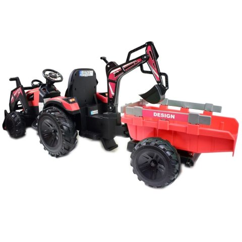 MEGA TRAKTOR Z ŁADOWARKĄ,KOPARKĄ, PRZYCZEPĄ SUPER-MOC OLBRZYMI/2068-12V MEGA TRAKTOR Z ŁADOWARKĄ,KOPARKĄ, PRZYCZEPĄ SUPER-MOC OLBRZYMI/2068-12V
