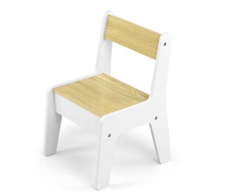 Milly Mally Zestaw mebli Olaf Blocks - Stolik i dwa krzesełka White Milly Mally Zestaw mebli Olaf Blocks - Stolik i dwa krzesełka White