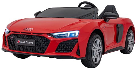 Dwuosobowy MAX 100Kg 2x200W 24V14Ah Auto na akumulator Audi Spyder R8 Dwuosobowy MAX 100Kg 2x200W 24V14Ah Auto na akumulator Audi Spyder R8