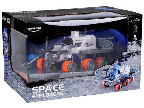 Kosmiczne Auto Kosmiczny Łazik ruchome elementy astronauta RAKIETA Kosmiczne Auto Kosmiczny Łazik ruchome elementy astronauta RAKIETA