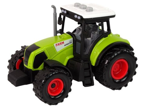 Zestaw Traktor z Maszynami Przyczepa Cysterna Dźwięki LED Zestaw Traktor z Maszynami Przyczepa Cysterna Dźwięki LED