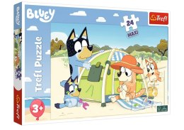 Puzzle 24el. Maxi Wspaniały Dzień Bluey Trefl 14357