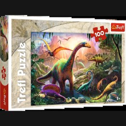 Puzzle Świat dinozaurów 100el. Trefl 16277