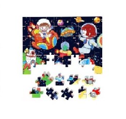 PUZZLE DREWNIANE 60 ELEMENTÓW 4 WZORY