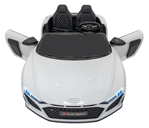 Dwuosobowy MAX 100Kg 2x200W 24V14Ah Auto na akumulator Audi Spyder R8 Dwuosobowy MAX 100Kg 2x200W 24V14Ah Auto na akumulator Audi Spyder R8