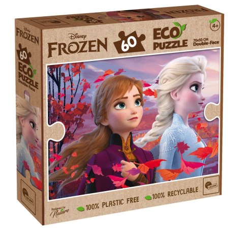 LISCIANI DISNEY PUZZLE EKO DWUSTRONNE FROZEN 60 EL.