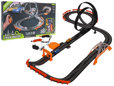 TRACK MASTER z Podświetleniem 615cm tor elektryczny dla dzieci auto au