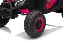 4x4 auto na akumulator  Buggy Madman UTV-MX Różowy