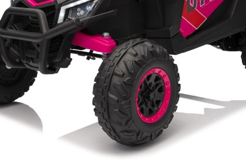 4x4 auto na akumulator  Buggy Madman UTV-MX Różowy