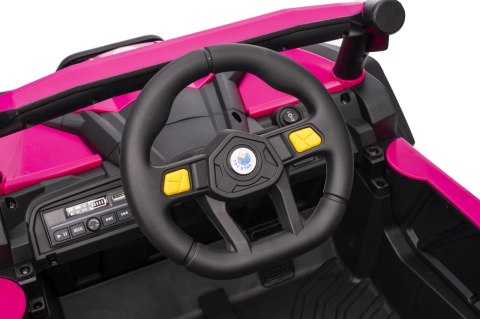 4x4 auto na akumulator  Buggy Madman UTV-MX Różowy