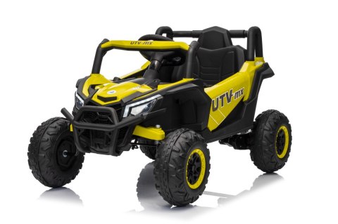 4x4 auto na akumulator  Buggy Madman UTV-MX Żółty