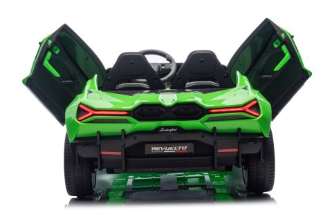 4x200W 2osobowy Auto na akumulator Lamborghini Revuelto XL Czerwony
