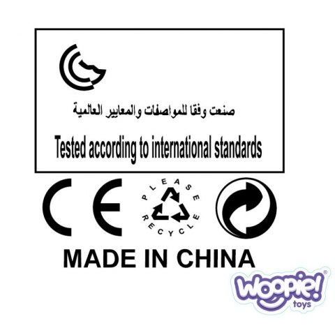 WOOPIE Gryzak Byczek Sensoryczny Szeleścik dla Niemowląt Dźwięk 0+