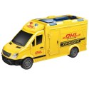 SAMOCHÓD DOSTAWCZY DHL DLA DZIECI Z EFEKTAMI ŚWIETLNYMI I DŹWIĘKOWYMI