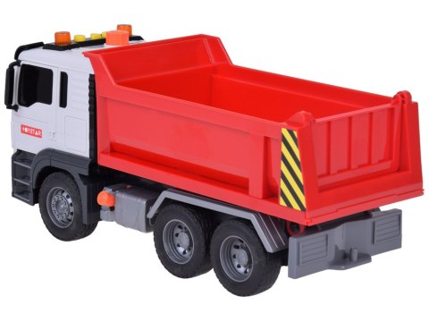 Auto Budowlane WYWROTKA Ruchomy kiper Gumowe koła Dźwięk + światło