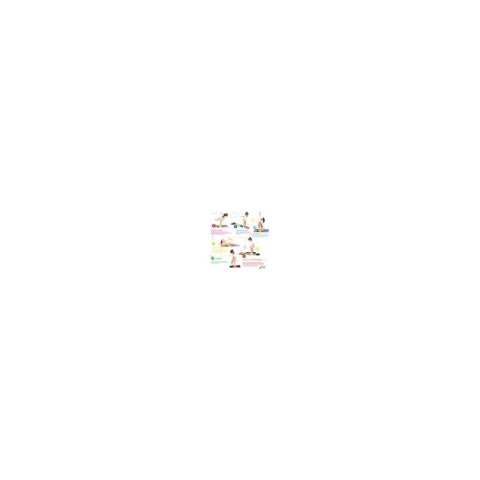 WOOPIE Mata Sensoryczna Ortopedyczna Puzzle 6 elementy