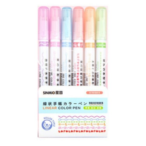 Zestaw kolorowych pisaków 13 cm