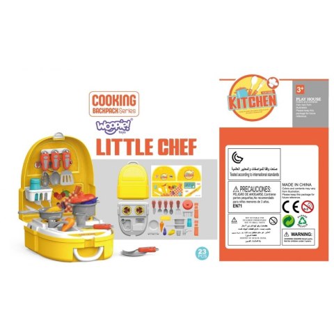 WOOPIE Zestaw Małego Kucharza w Plecaku 23 el.