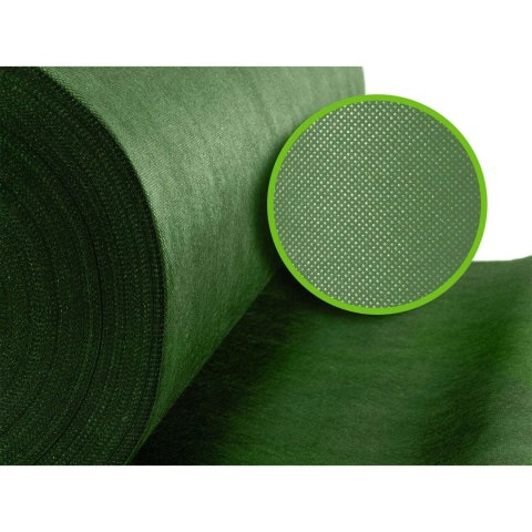 Agrowłóknina ogrodowa 1,6 m x 50 m 90 g/m2 + 100 szpilek  - zielona