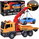 Zestaw Laweta + Auto Światło Dźwięk SUPER ruchomy HDS dźwig