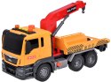 Zestaw Laweta + Auto Światło Dźwięk SUPER ruchomy HDS dźwig