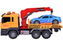 Zestaw Laweta + Auto Światło Dźwięk SUPER ruchomy HDS dźwig