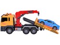 Zestaw Laweta + Auto Światło Dźwięk SUPER ruchomy HDS dźwig