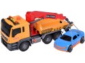 Zestaw Laweta + Auto Światło Dźwięk SUPER ruchomy HDS dźwig