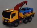 Zestaw Laweta + Auto Światło Dźwięk SUPER ruchomy HDS dźwig