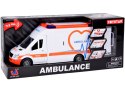 Karetka Pogotowie ratunkowe Otwierany Ambulans Dźwięk + światło