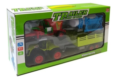 Zestaw Autek Farmerskich Traktor Opryskiwacz