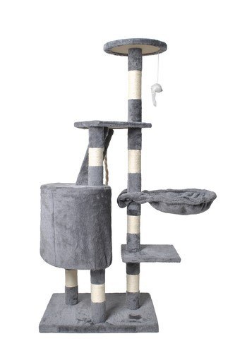 Drapak legowisko Drzewko dla kota 118cm szare Drapak legowisko Drzewko dla kota 118cm szare
