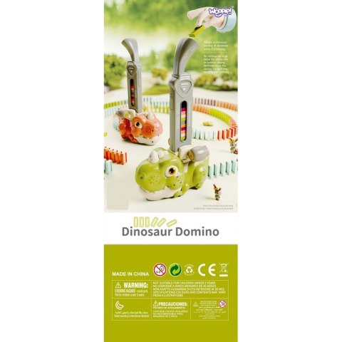 WOOPIE Interaktywna Ciuchcia Dinozaur Domino Zielony