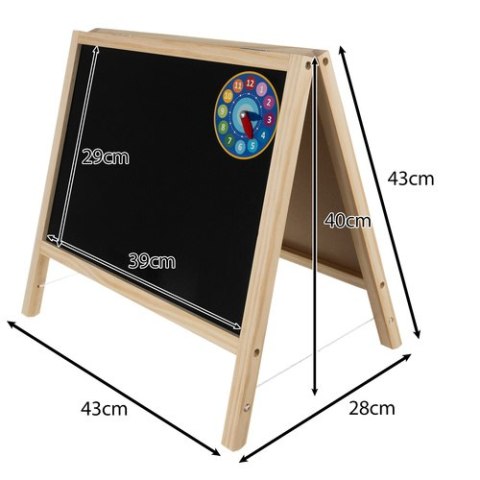 Tablica kredowa magnetyczna 40x40 cm 25571