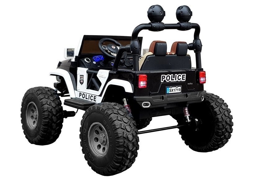 Auto na Akumulator SX1719 Policja Czarne Auto na Akumulator SX1719 Policja Czarne