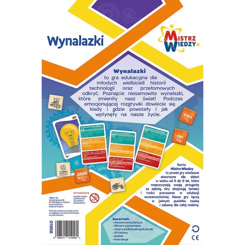 Gra Wynalazki z Serii Mistrz Wiedzy 01958
