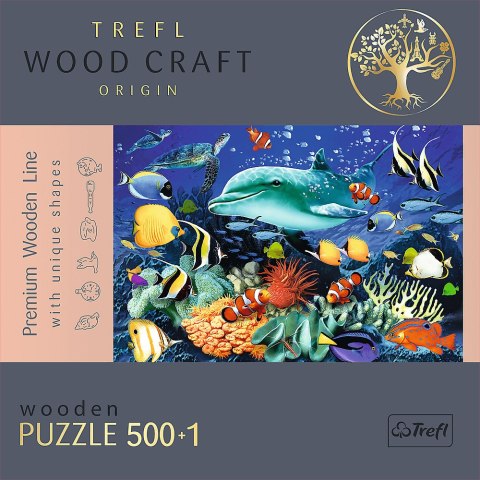 500+1 Puzzle Drewniane - Morskie życie 20153