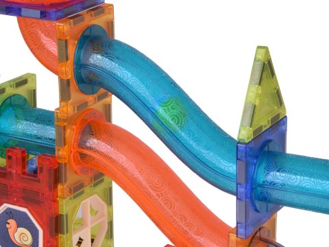 Klocki Magnetyczne 3D Zbuduj Duży świecący Tor Kulkowy 142 ele ZA5238 Klocki Magnetyczne 3D Zbuduj Duży świecący Tor Kulkowy 142 ele ZA5238