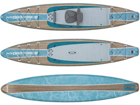 SUP Hydro Force Glider Elite 6532G 381x79x15cm 2w1 nadmuchiwany zestaw SUP Hydro Force Glider Elite 6532G 381x79x15cm 2w1 nadmuchiwany zestaw