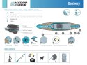 SUP Hydro Force Glider Elite 6532G 381x79x15cm 2w1 nadmuchiwany zestaw