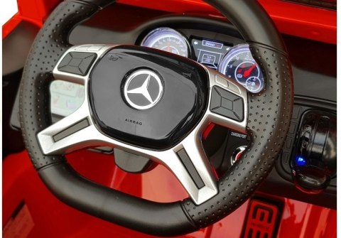 Pojazd Na Akumulator Mercedes 6x45W Czerwony MP4 Pojazd Na Akumulator Mercedes 6x45W Czerwony MP4