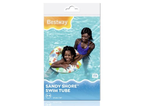 Bestway Dmuchane Kółko do pływania 61cm 36014 B