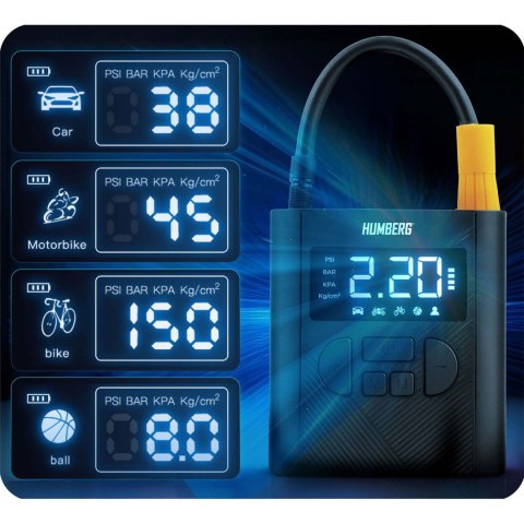 Bezprzewodowy kompresor elektryczny HM-252 Humberg Bezprzewodowy kompresor elektryczny HM-252 Humberg