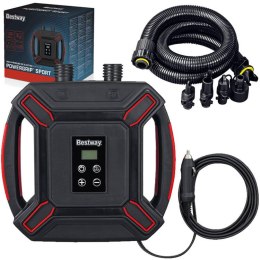 Bestway Wysokociśnieniowa elektryczna pompka powietrzna DC 4 adaptery