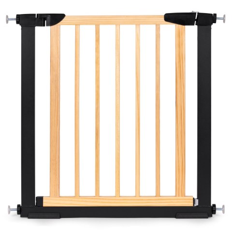 Bramka barierka zabezpieczająca 74-80 cm na schody i drzwi metal drewno Bramka barierka zabezpieczająca 74-80 cm na schody i drzwi metal drewno
