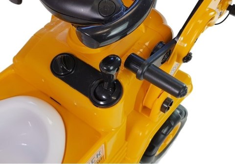 Jeździk Dla Malucha buldożer Ruchoma Łyżka Nocnik