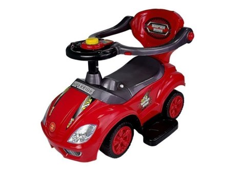 Jeździk z Pchaczem Mega Car 3w1 Czerwony Jeździk z Pchaczem Mega Car 3w1 Czerwony