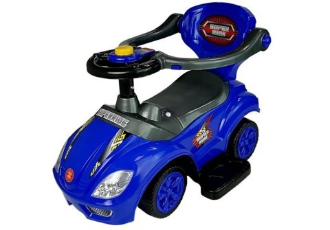 Jeździk z Pchaczem Mega Car 3w1 Niebieski Jeździk z Pchaczem Mega Car 3w1 Niebieski