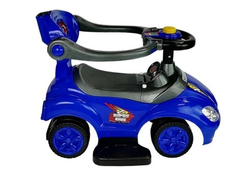 Jeździk z Pchaczem Mega Car 3w1 Niebieski Jeździk z Pchaczem Mega Car 3w1 Niebieski