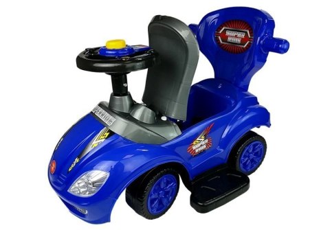 Jeździk z Pchaczem Mega Car 3w1 Niebieski Jeździk z Pchaczem Mega Car 3w1 Niebieski